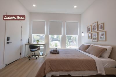 Modern Private Suite L1:1Bed/1Bath San Jose Center 6