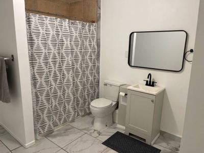Private entrance room and private restroom 7