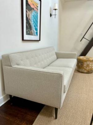 Freshly Steam-Cleaned, Mid-Century Modern Room & Board Holmes Couch 3
