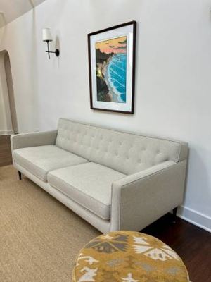 Freshly Steam-Cleaned, Mid-Century Modern Room & Board Holmes Couch 4