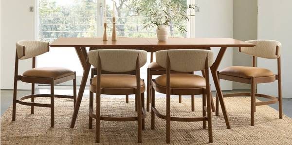barely used set of sofa and 6-seater dining table for sale 2