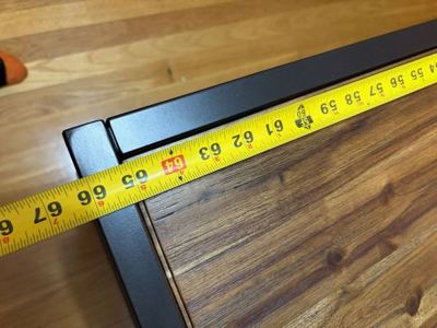 Metal/Wood TV Media Stand 5