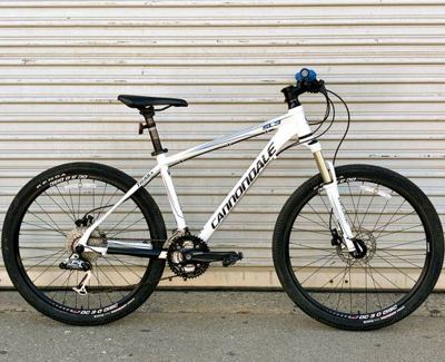Cannondale Trail SL3 Mountain Bike - White/Blue - Medium - 27-Speed Hy 1