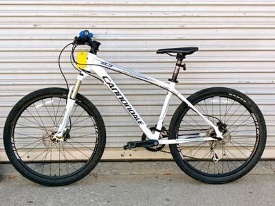 Cannondale Trail SL3 Mountain Bike - White/Blue - Medium - 27-Speed Hy 2