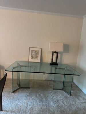 Modern Beveled-Glass Dining Table $950 OBO 1