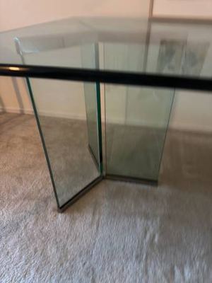 Modern Beveled-Glass Dining Table $950 OBO 2