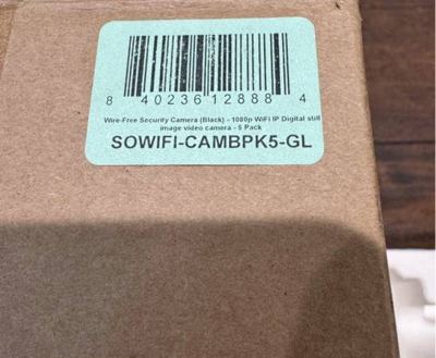 5 swann Wifi wireless rechargeable security caneras Swann Wire-Free 1 2