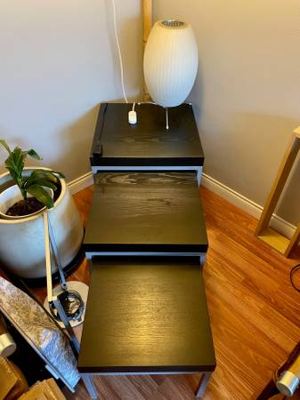 Nesting tables set of three 3 Mid century modern mcm 2