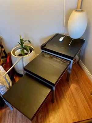 Nesting tables set of three 3 Mid century modern mcm 1