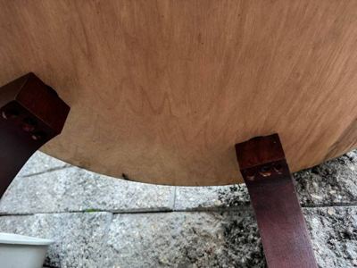 Free side table maple wood solid winter hill 4