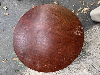 Free side table maple wood solid winter hill 5
