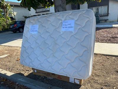 2 Very Good Condition FULL-SIZE Mattresses + Good Box Spring 2