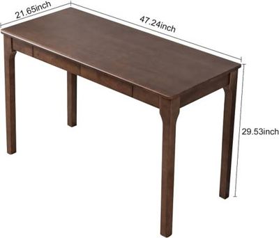 Solid Wood Desk - One Month Old - 39"D x 21"W x 29"H - Like New 4