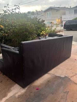 Curb Alert - Ethan Allen 94” Leather Sofa 2