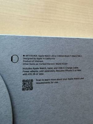 Apple Watch Ultra 3 49mm Black Titanium with Black Titanium Milanese L 5