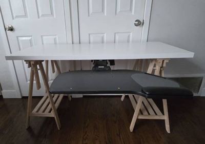 Ikea desk with keyboard tray 4