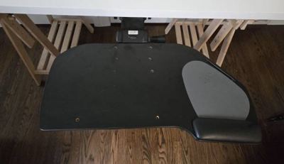 Ikea desk with keyboard tray 3