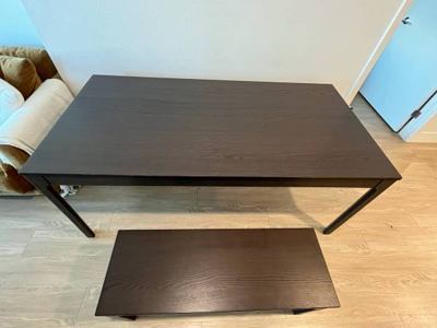 IKEA BJURSTA Extendable Dining Table – Dark Brown 5