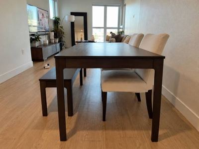 IKEA BJURSTA Extendable Dining Table – Dark Brown 2