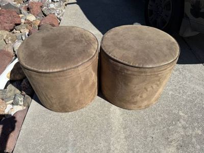 Two ottomans in good condition 1