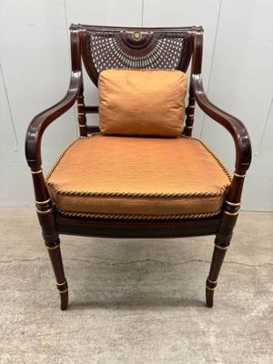 Elegant Cane Back Armchairs – Pair of 2 Classic Design 2