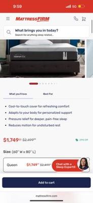 Brand New Queen Size 11” Tempur Pedic - Adapt Medium Mattress! 3