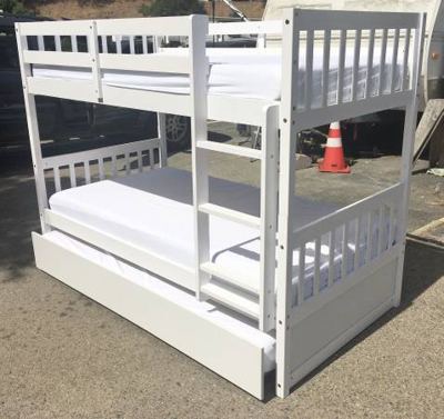 ***Twin Bunk Bed with Trundle **** 3