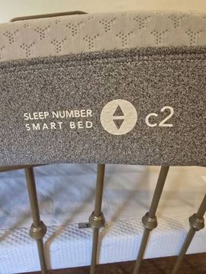 Full Sleep Number C2 mattress and bed frame 3