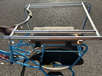 Yuba Boda Boda Family Cargo Bike with Passenger Bars & Bag 5
