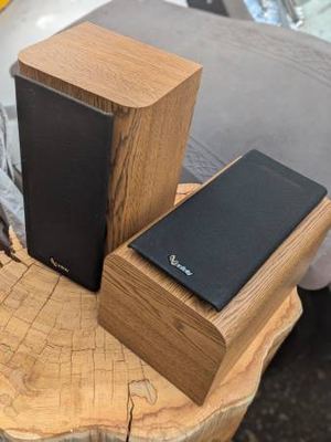 INFINITY RS 1001 speakers...for repair or parts...needs to be refoamed 1