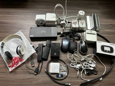 Apple Chargers, Dell Dock, Chromecast, Fire TV, Mice, Cables, Accessories & Misc 1
