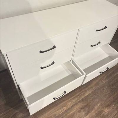 White 6-Drawer Dresser, Perfect for Bedroom or Nursery 2