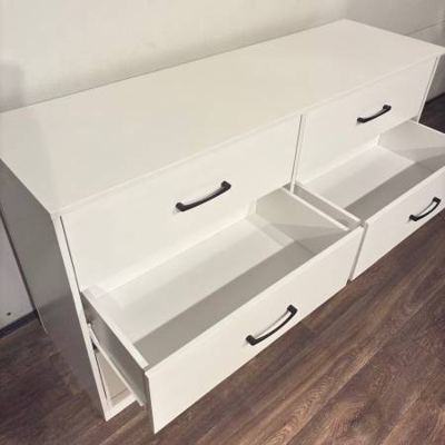 White 6-Drawer Dresser, Perfect for Bedroom or Nursery 3