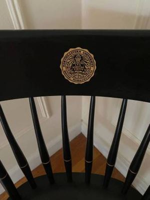 Northeastern University S. Bent & Bros Bowback Maple Windsor Armchair 2