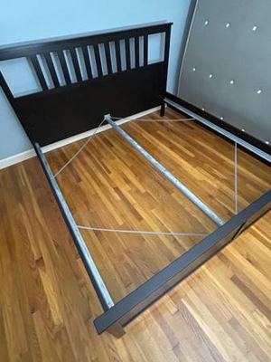 IKEA HEMNES King Bed Frame + SULTAN ÅRAM Foundatio 3