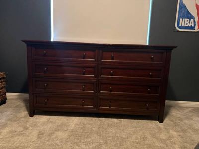 Pottery Barn Solid Wood 8-Drawer Dresser 1