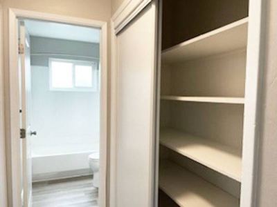 Wood-style flooring throughout, Dual pane windows, 2BD 1BA 3