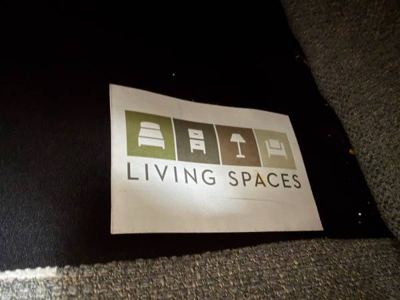 Living Spaces sofa/ arm chair 3