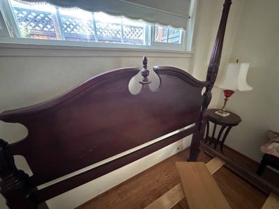 Thomasville Mahogany Four-Poster Bed Frame QUEEN 3