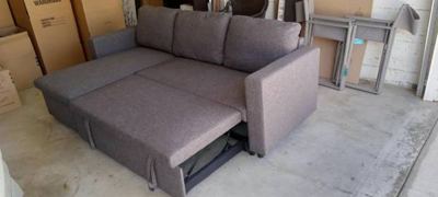 Sofa Chaise Sectional with Bed and Storage 3