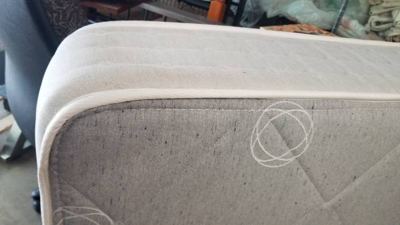 Solid Wood Twin Bed with Mattress 3