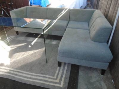 Solid Glass Large Hall Table 3