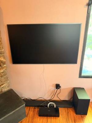 Samsung 50” The Frame TV + Q-Series Soundbar & Subwoofer 3