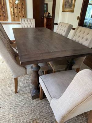 Restoration Hardware Monastery Dining Table 1