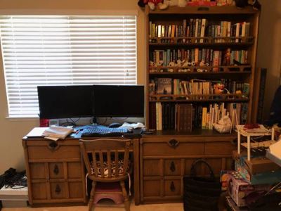 Vintage Harbour House Bedroom Set - Desk/Dresser/Bookcase 1
