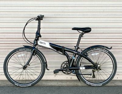Tern Node D16 Folding Bike • 24" Wheels • 16-Speed Commuter • Black/Wh 2