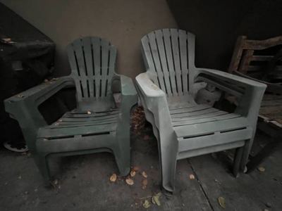 Adirondack Chairs and Matching Side Tables 1