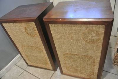 Vintage Walnut HH Scott S-51 Wood Floorstanding Speakers 1