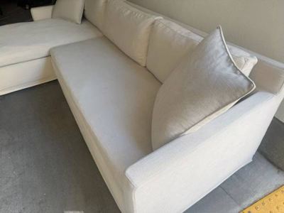 Cisco Home Feathered Down Slip Cover Sectional Sofa Couch (Like New) 2