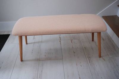 Upholstered Wood Bench - 42" Dining / Entryway Bench 1